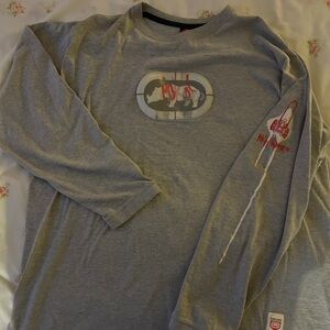 Ecko Unlimited Grey Graffiti Reflective Long Sleeve